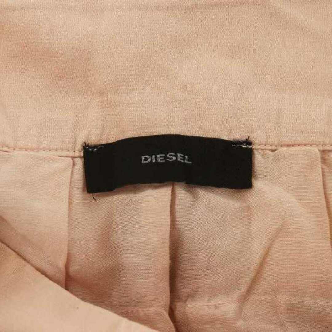DIESEL(ディーゼル)のディーゼル シフォンスカート ミニ シースルー タグ付き 花柄 M ピンク レディースのスカート(ミニスカート)の商品写真