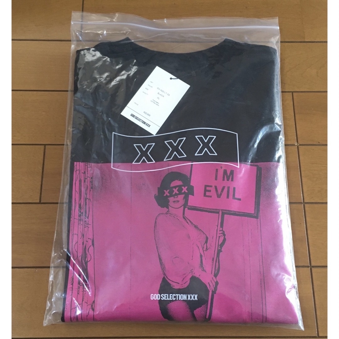 新品 GOD SELECTION XXX ロンT 長袖Tシャツ XL 黒