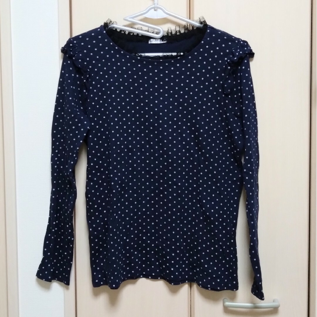 COLZA(コルザ)のドットシャツ レディースのトップス(カットソー(長袖/七分))の商品写真