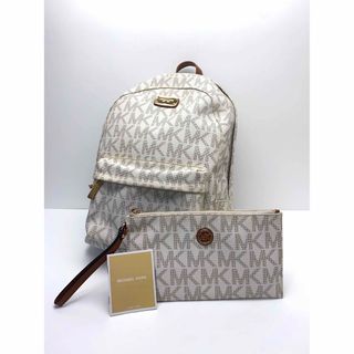 マイケルコース(Michael Kors)のF610 美品 マイケルコース リュックサック ポーチ付き クラッチバッグ(リュック/バックパック)