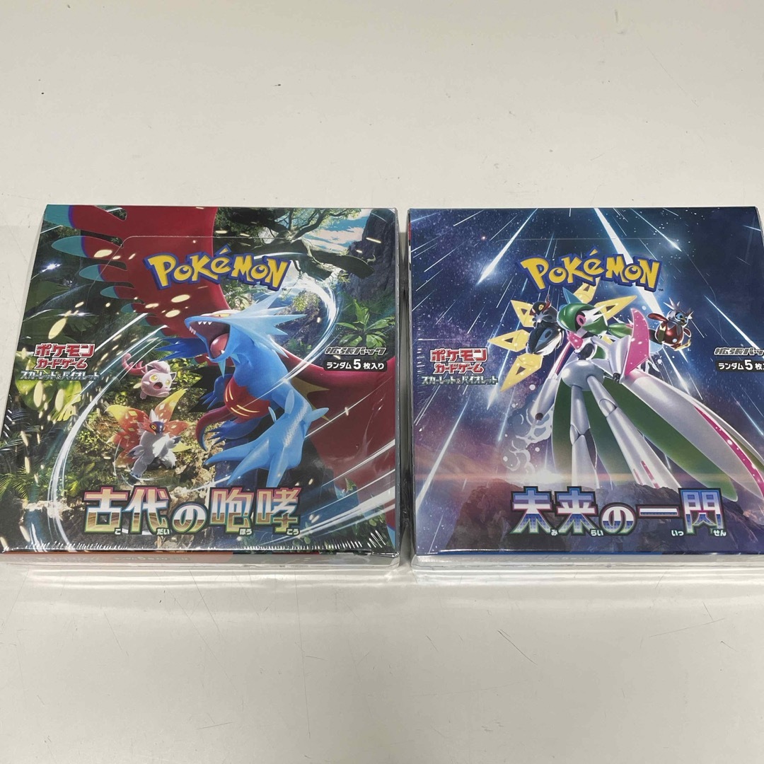 ポケモンカード　古代の咆哮2BOX　未来の一閃1BOX　シュリンク付き計3BOX