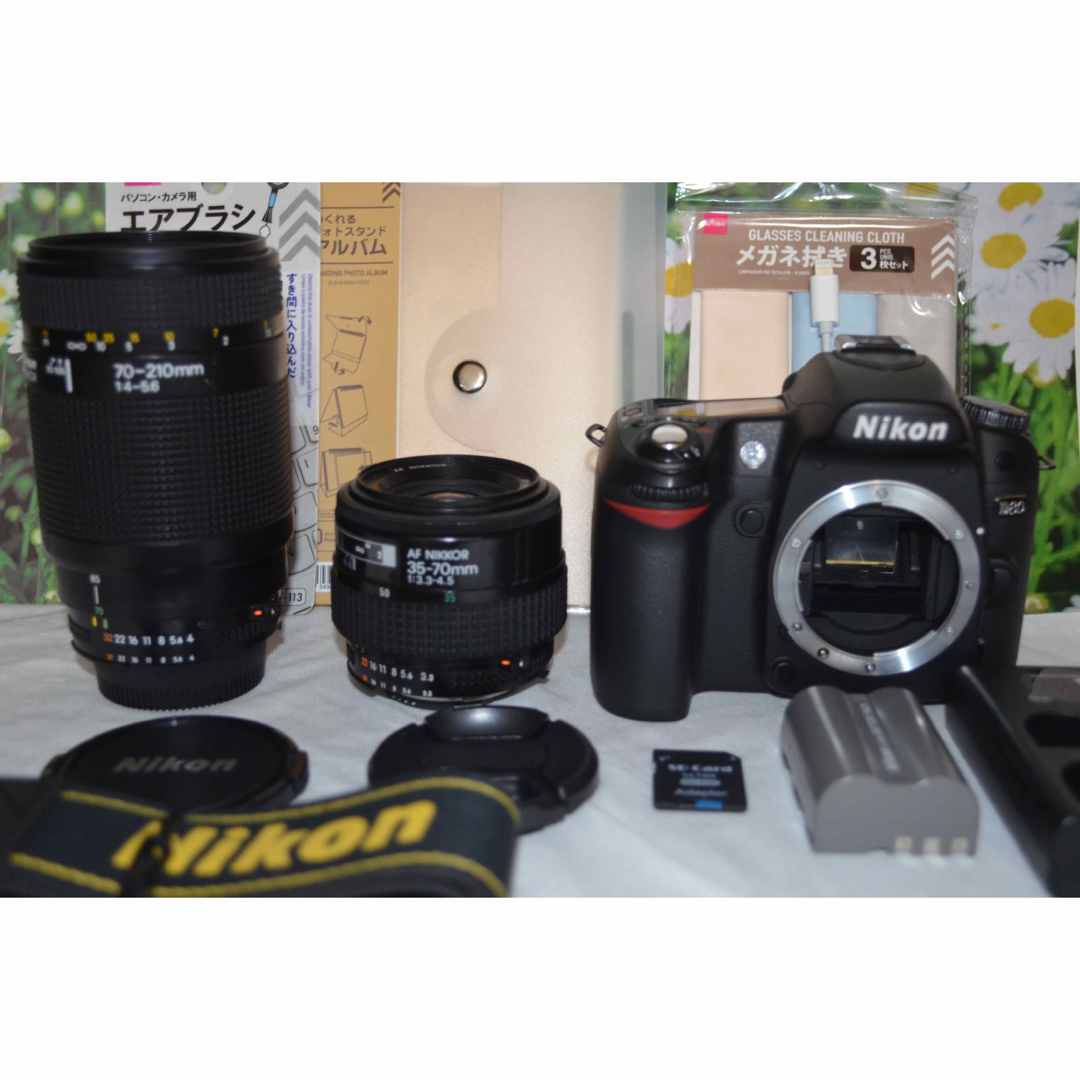 充電器❤美品❤超望遠❤初心者おススメ❤Wズームセット❤ニコン Nikon D80