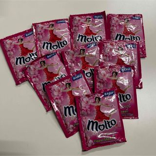 10袋セット　molt モルト　柔軟剤　オールインワン　ピンク　フラワーシャワー(洗剤/柔軟剤)