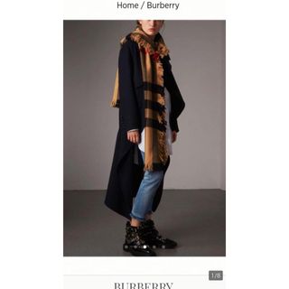 バーバリー(BURBERRY)のBurberry チェックマフラー(マフラー/ショール)