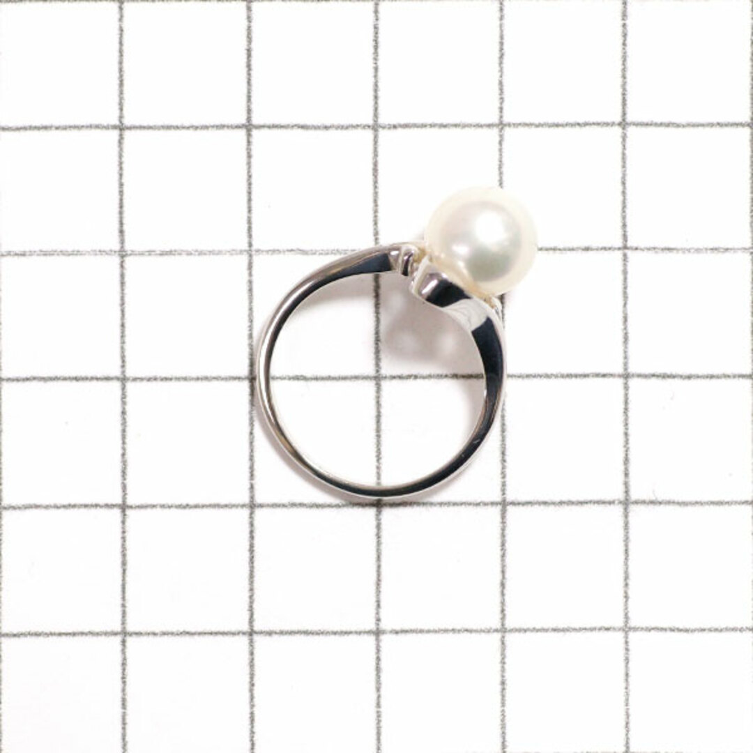 MIKIMOTO(ミキモト)のミキモト Pt950 アコヤ真珠 リング 径約8.6mm レディースのアクセサリー(リング(指輪))の商品写真