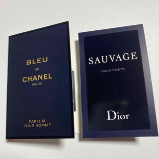 ディオール(Dior)のディオール & シャネル 香水 サンプル 2点セット(香水(男性用))