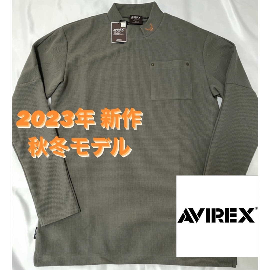 AVIREX(アヴィレックス)のAVIREX GOLF[アヴィレックス ゴルフ]ロゴバックプリントシャツ スポーツ/アウトドアのゴルフ(ウエア)の商品写真