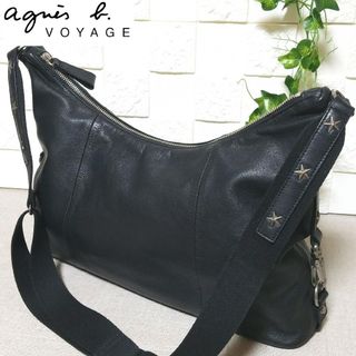 【美品】アニエスベー ボヤージュ ショルダーバッグ レザー