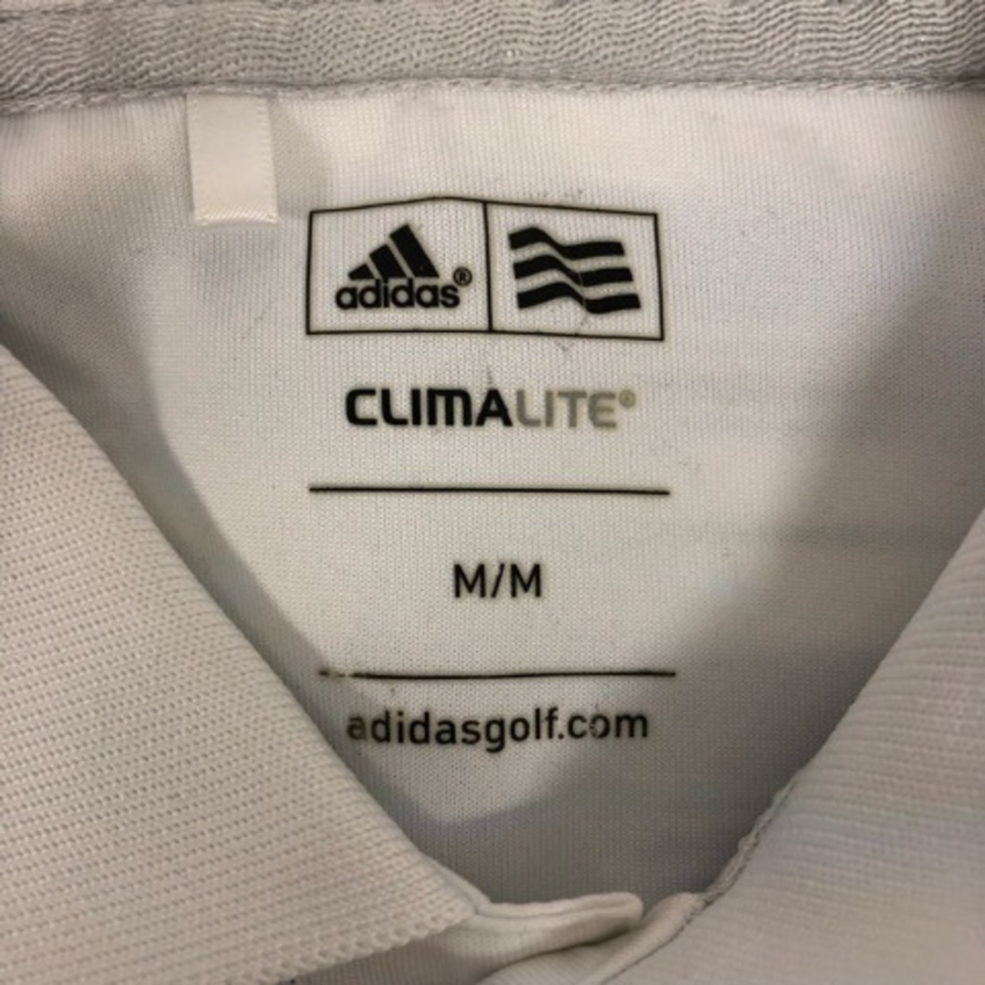 adidas(アディダス)のアディダス adidas climalite ポロシャツ 半袖 ボーダー 青 白 レディースのトップス(ポロシャツ)の商品写真