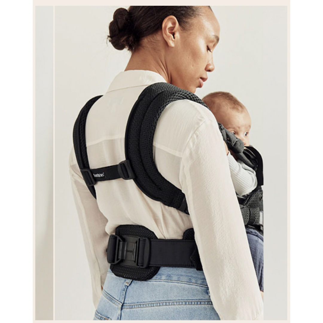 BABYBJORN(ベビービョルン)のBabyBjorn ベビーキャリア HARMONY ブラック ハーモニー キッズ/ベビー/マタニティの外出/移動用品(抱っこひも/おんぶひも)の商品写真