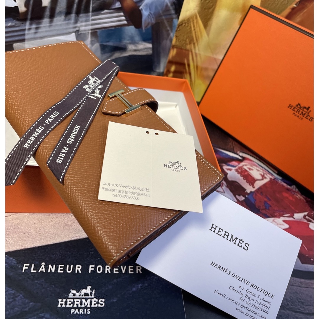 Hermes(エルメス)の【正規品】HERMES ほぼ未使用✨エルメス べアン スフレ 長財布 2021年 レディースのファッション小物(財布)の商品写真