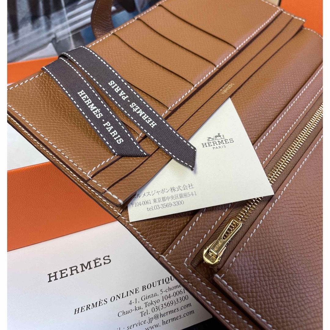 Hermes(エルメス)の【正規品】HERMES ほぼ未使用✨エルメス べアン スフレ 長財布 2021年 レディースのファッション小物(財布)の商品写真