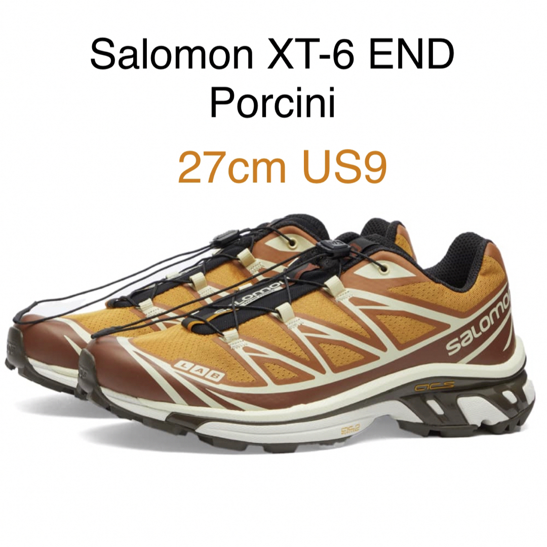 【新品】END x SALOMON XT-6 'PORCINI'