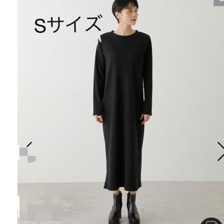 アズールバイマウジー(AZUL by moussy)の【moussy】リブワンピース ショルダーオープンワンピース(ロングワンピース/マキシワンピース)