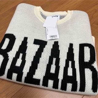 マリークワント　BAZAAR ニットプルオーバー　黒