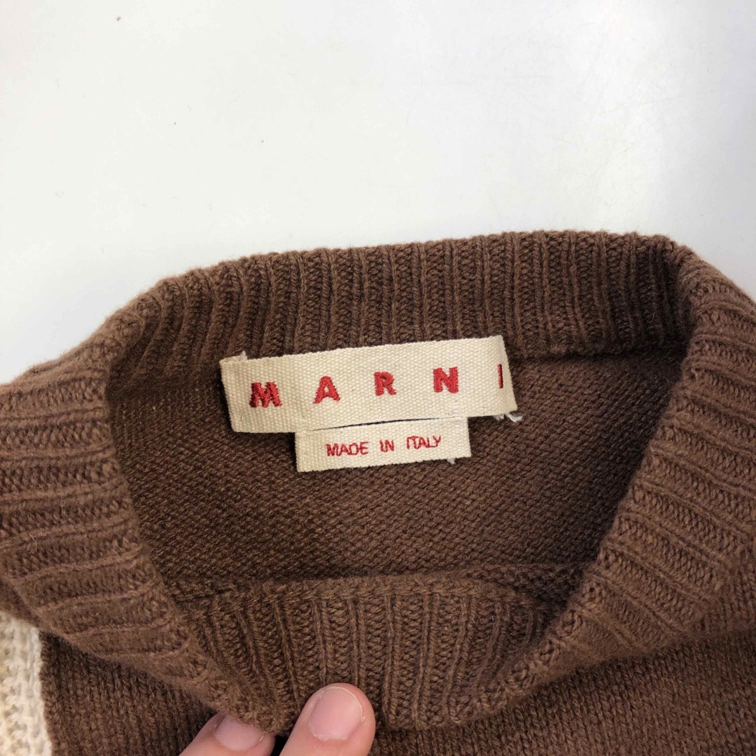 Marni(マルニ)の美品 MARNI 2020 カラーブロック カシミヤニット セーター(38) レディースのトップス(ニット/セーター)の商品写真
