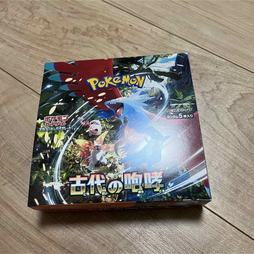 ポケモン(ポケモン)のポケモンカード　BOX 古代の咆哮　スカーレット＆バイオレット エンタメ/ホビーのトレーディングカード(Box/デッキ/パック)の商品写真