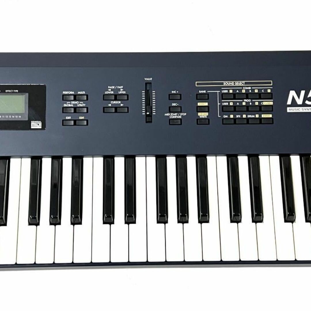 KORG シンセサイザー N5EX ミュージックシンセサイザー 動作品 - 器材