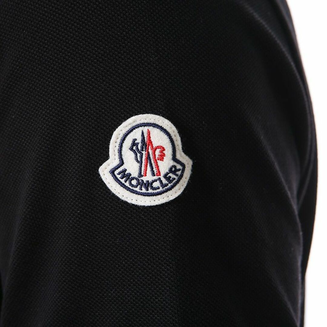 MONCLER(モンクレール)の送料無料 94 MONCLER モンクレール 8A00012 84556 ブラック ポロシャツ 半袖 size S メンズのトップス(ポロシャツ)の商品写真