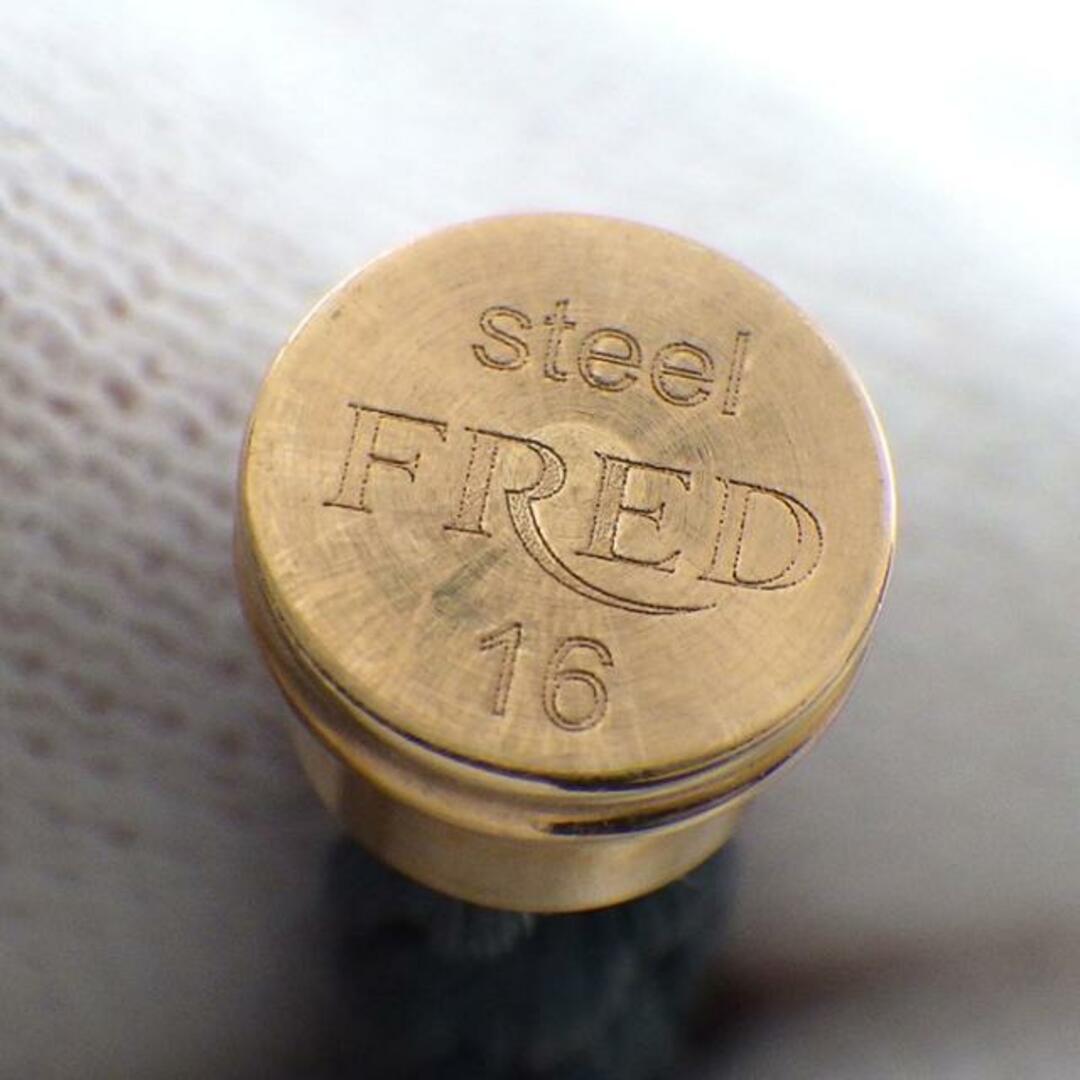 フレッド FRED ブレスレット フォース10 LM OB0164 ブラック ダイヤモンド 計0.32ct チタン SS 黒 【箱・保付き】