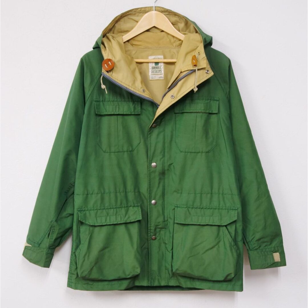 シェラデザイン SIERRA DESIGNS 60/40 7910 クロス マウンテンパーカー Made in USA ロクヨンクロス ラグランスリーブ ジャケット キャンプ アウトドア USA M/JPN L