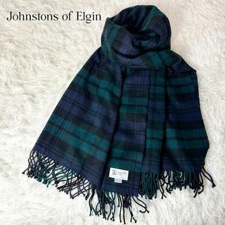 Johnstons - 【美品】ジョンストンズ タータンチェック 大判 カシミア ...