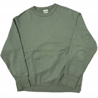 スティーブンアラン(steven alan)のSteven Alan スティーブンアラン 日本製 COTTON CREW NECK SWEAT - BOLD 裏起毛 クルーネックスウェット 8112-241-0344 XL OLIVE トレーナー プルオーバー トップス【中古】【Steven Alan】(スウェット)