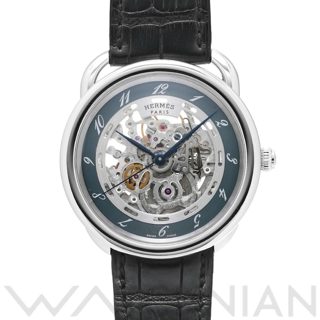 エルメス HERMES AR6.710a スケルトン メンズ 腕時計時計