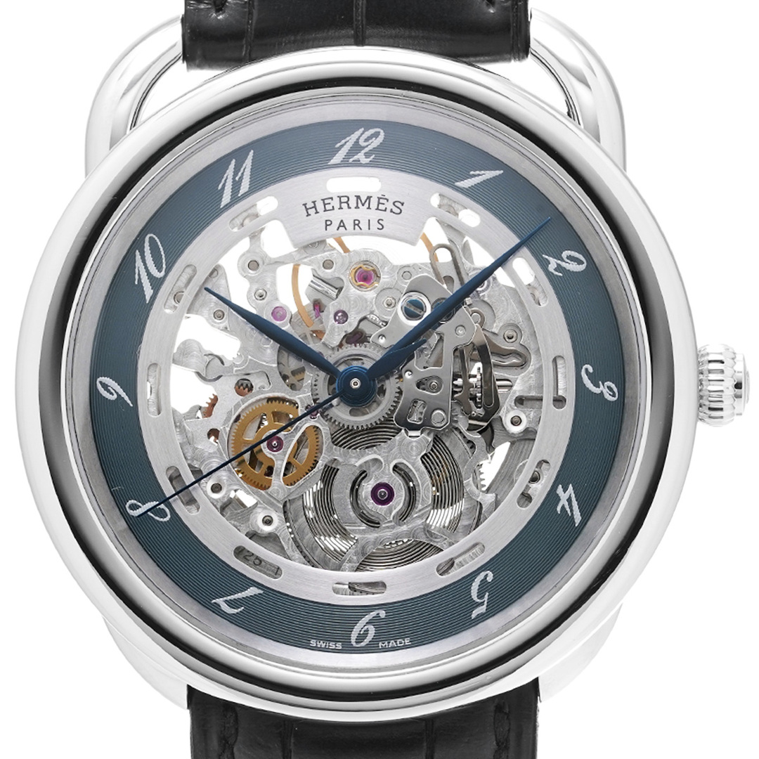 Hermes(エルメス)の中古 エルメス HERMES AR6.710a スケルトン メンズ 腕時計 メンズの時計(腕時計(アナログ))の商品写真