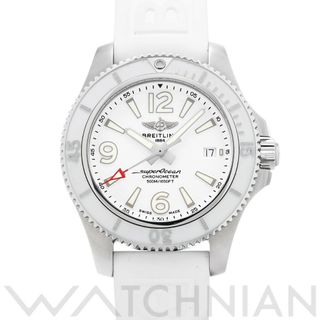 ブライトリング(BREITLING)の中古 ブライトリング BREITLING A17366D21A1S1 ホワイト メンズ 腕時計(腕時計(アナログ))