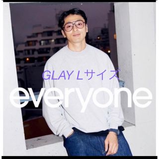 ワンエルディーケーセレクト(1LDK SELECT)のeveryone COTTON CREW NECK アッシュ ヘザー グレー L(スウェット)