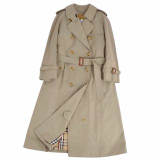 バーバリー(BURBERRY)のVintage バーバリー Burberrys コート トレンチコート ライナー付き 裏チェック アウター レディース 9AB2(M相当) カーキベージュ(トレンチコート)