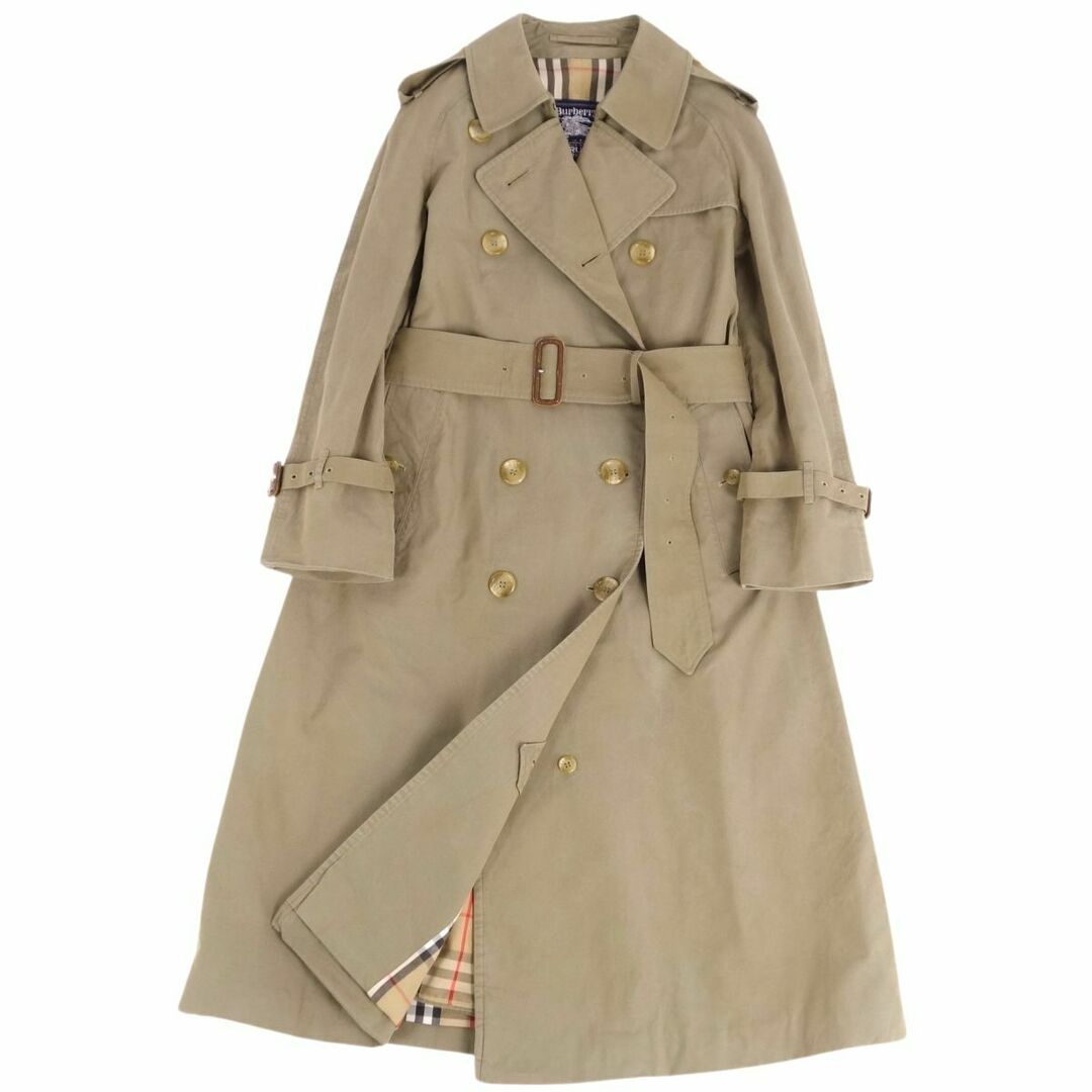 バーバリー BURBERRY コート 英国製 トレンチコート 裏チェック-