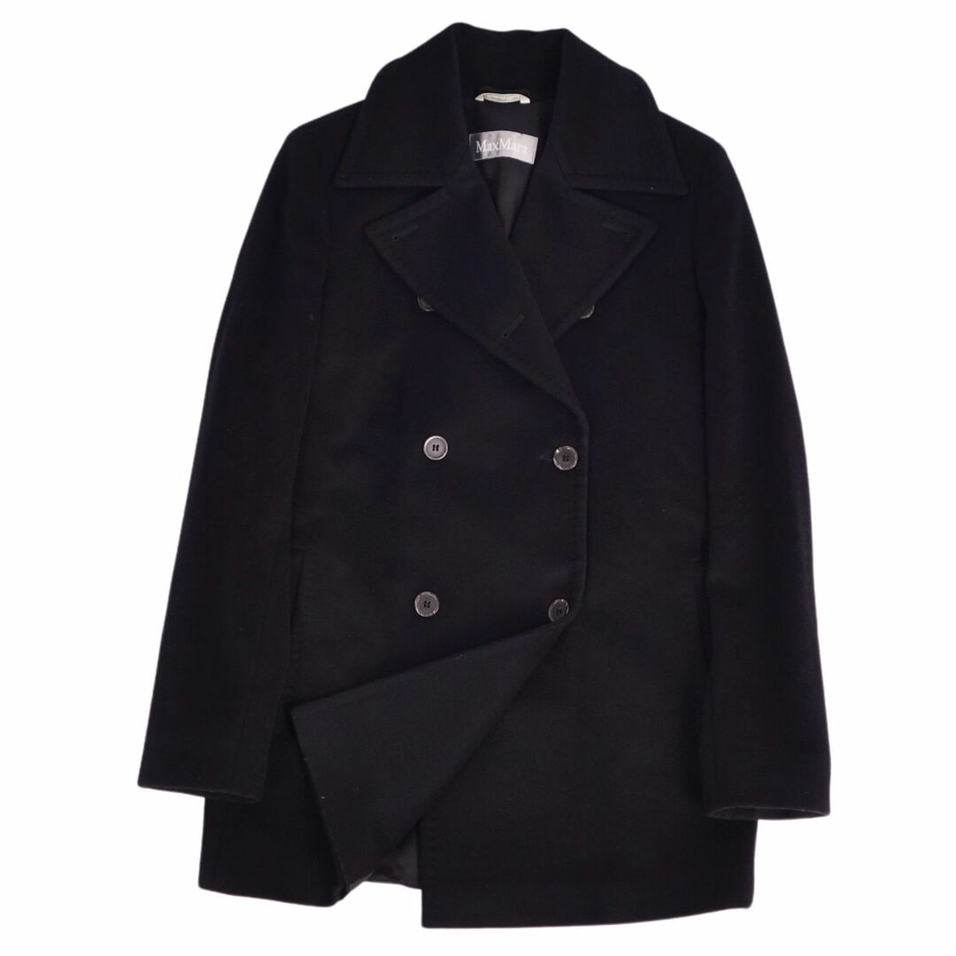 マックスマーラ Max Mara コート Pコート ダブルブレスト 無地 ウール アウター レディース JI38 USA4 FB36(S相当) ブラック | フリマアプリ ラクマ マックスマーラ Max Mara コート Pコート ダブルブレスト 無地 ウール アウター レディース JI38 USA4 FB36(S相当) ブラック | フリマアプリ ラクマ