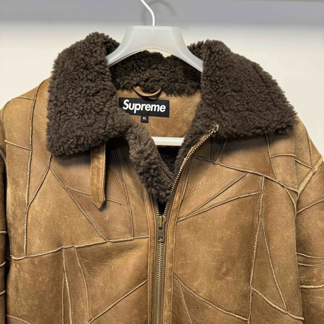 Supreme Patchwork Shearling B-3 Jacket