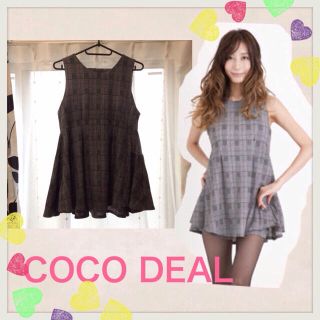 ココディール(COCO DEAL)のCOCODEAL♡グレンチェックセット(ミニワンピース)