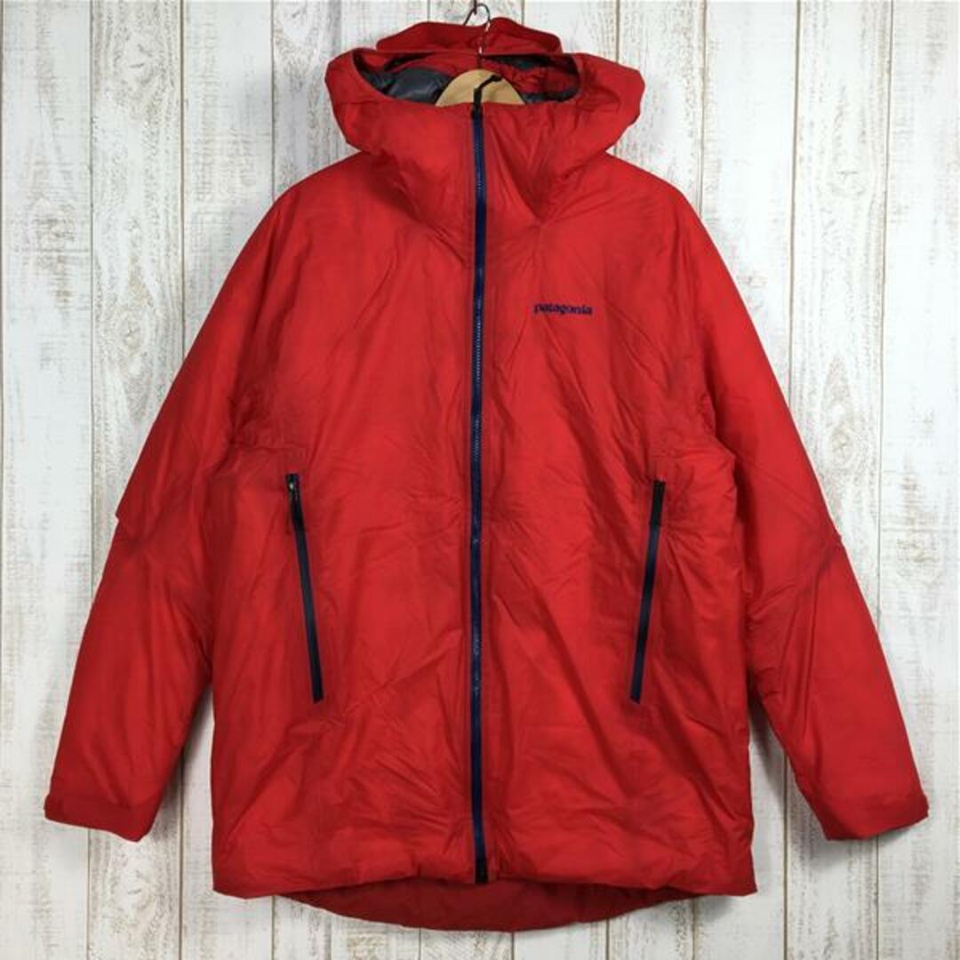 patagonia(パタゴニア)のMENs L  パタゴニア マイクロパフ ストーム ジャケット Micro Puff Storm Jacket プルマフィル インサレーション H2No防水 フーディ ビレイパーカ 生産終了モデル 入手困難 PATAGONIA 84130 FRE Fire レッド系 メンズのメンズ その他(その他)の商品写真