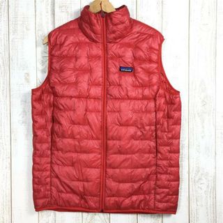 パタゴニア(patagonia)のMENs L  パタゴニア マイクロ パフ ベスト MICRO PUFF VEST プルマフィル インサレーション PATAGONIA 84075 FRE Fire レッド系(その他)