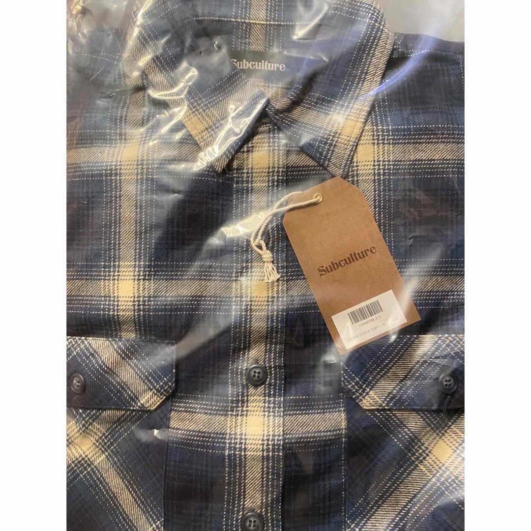 Subculture  ombre check shirts サイズ3