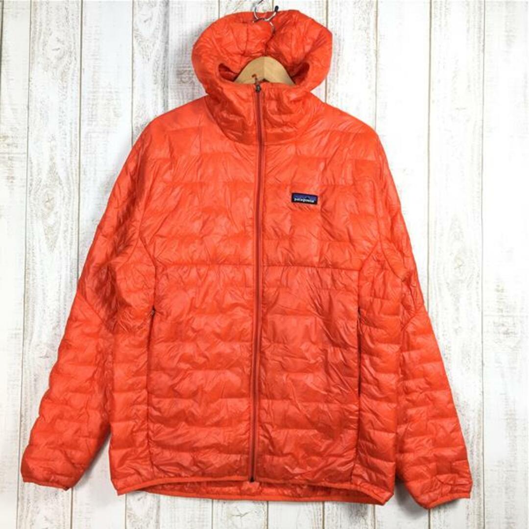 MENs L  パタゴニア マイクロ パフ フーディ MICRO PUFF HOODY プルマフィル インサレーション ジャケット PATAGONIA 84030 PBH Paintbrush Red オレンジ系