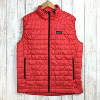 パタゴニア(patagonia)のMENs L  パタゴニア ナノパフ ベスト NANO PUFF VEST プリマロフト ゴールド PATAGONIA 84241 FRR Fire Red レッド系(その他)