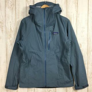 パタゴニア(patagonia)のMENs S  パタゴニア グラナイト クレスト レイン ジャケット Granite Crest Rain Jacket レインシェル フーディ PFCフリーH2No防水透湿 ネットプラスリサイクルナイロン PATAGONIA 85415 PLGY グレー系(その他)