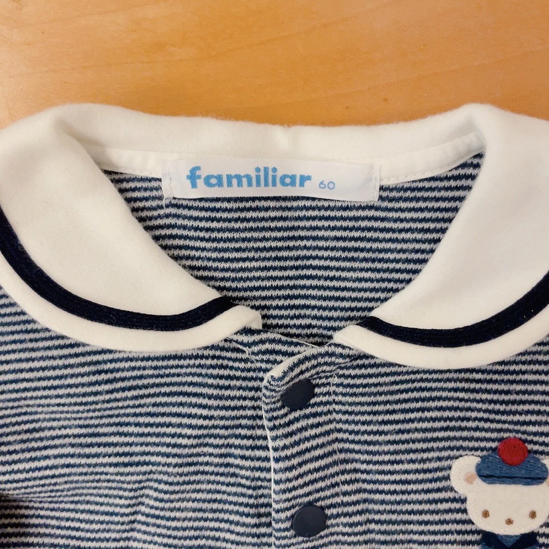 familiar(ファミリア)のfamiliar カバーオール 男の子 60 キッズ/ベビー/マタニティのベビー服(~85cm)(カバーオール)の商品写真