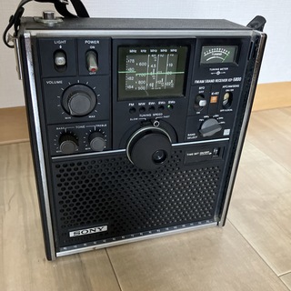 SONY　ICF-5800　スカイセンサー　ラジオ　ソニー　昭和レトロ　ジャンク22cm