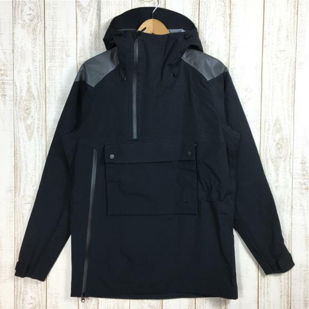 Haglofs(ホグロフス)のUNISEX S  ホグロフス エッジ エボ アノラック EDGE EVO ANORAK Proof3L防水透湿 ジャケット フーディ プルオーバー HAGLOFS 604366 ブラック系 メンズのメンズ その他(その他)の商品写真