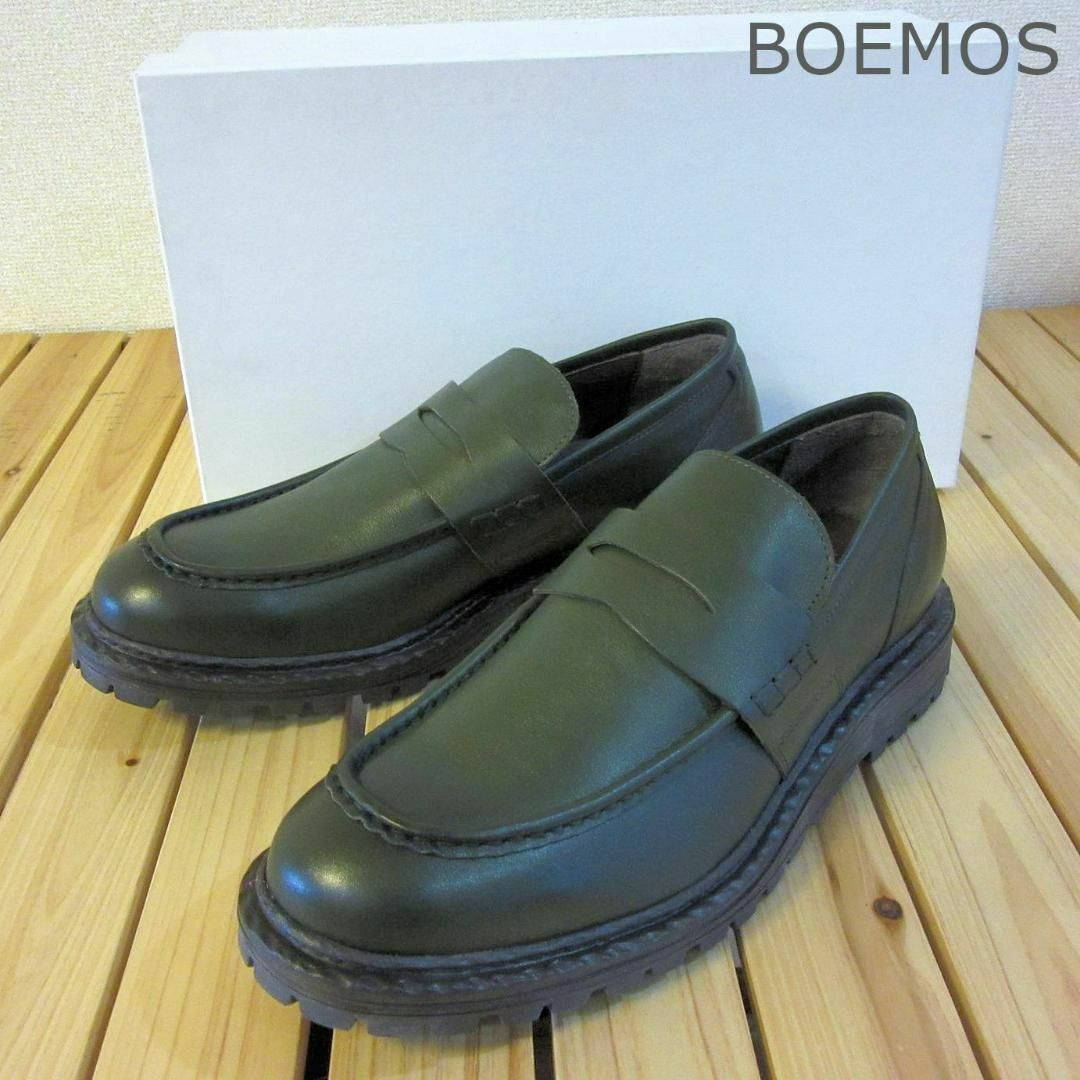 新品 BOEMOS ボエモス イタリア製 本革ローファー レザーシューズ 40 | フリマアプリ ラクマ