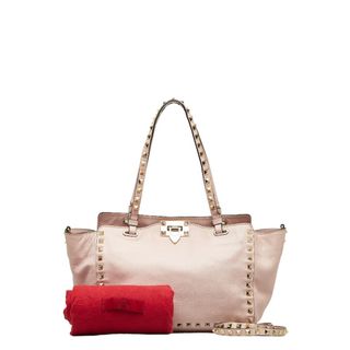 ヴァレンティノ(VALENTINO)のヴァレンティノ ロックスタッズ ハンドバッグ ショルダーバッグ 2WAY レザー レディース VALENTINO 【1-0121724】(ハンドバッグ)