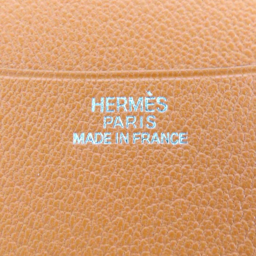 Hermes(エルメス)のエルメス HERMES 手帳カバー レザー オレンジ ユニセックス 送料無料【中古】 e57181f メンズのファッション小物(手帳)の商品写真