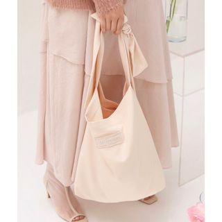 フーズフーチコ(who's who Chico)のミュゲ muguet ribbon tote bag (トートバッグ)