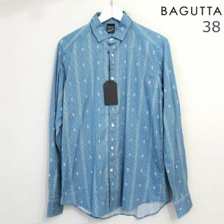 BAGUTTA - 未使用 BAGUTTA バグッタ 高級 メンズシャツ 風合い抜群 総